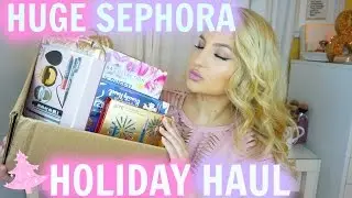 Огромный праздничный подарочный набор Sephora! Подарочные наборы + новинки