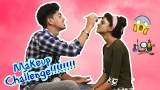 Doing My Friend&rsquo;s Makeup | ft.Ekta | Makeup Challenge | #vlog-4