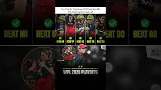 RCB Women Storm Into WPL 2026 Playoffs 🚀 | 5 Wins In A Row 🔥 #rcb