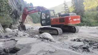 Tata Hitachi and Dozer Expert Working Manali Road Update 
