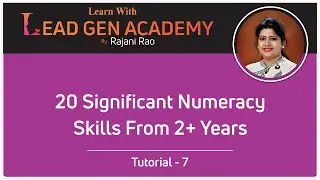 20 Significant Numeracy Skills From 2+ Years