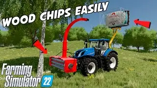 Как легко сделать щепу | Farming Simulator 22