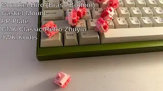 Monokei Hiro (Brass Bottom) | PP Plate | JWK Korbs | Sound Test
