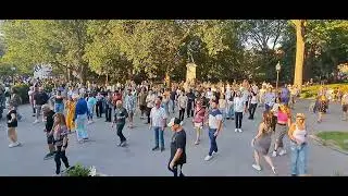 🔥Mi Salsa Dura Baile Nights 💃🕺 at Washington Square Park NYC** #salsadance 