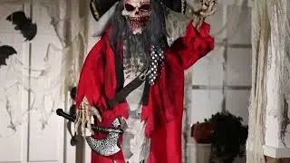 6 FT STANDING ANIMATED PIRATE