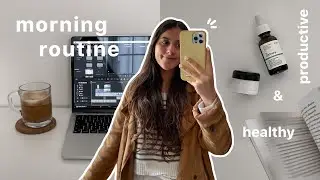 my 8am morning routine ⛅️ productive & healthy habits for spring 2022 | irene martinho