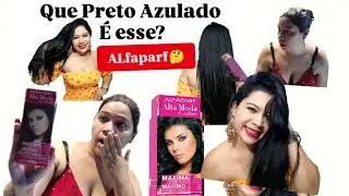 Testei a tinta ALFAPARF PRETO AZULADO ( ALTA MODA 1.11) Que Preto Azulado é esse?