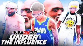 playing nba 2k20 but under the influence so it's fun