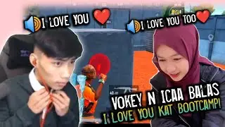 Vokey N Icaa Balas I Love You Kat Bootcamp!! Vokey Icaa Malu Nampak Bahagia!😂 Pubg Mobile