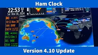 Ham Clock: Version 4.10 Update #hamradio #propagation #hamclock #firmware #update