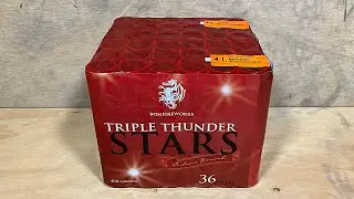 Triple Thunder Stars | 36 shots | Bonfireworks