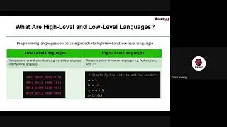 High Level vs Low Level Languages