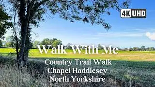Tranquil Country Trail Walk | Chapel Haddlesey, North Yorkshire Countryside