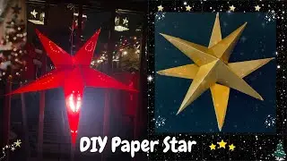 Easy Paper Star | How to make Christmas Star in Tamil | 3D Paper Star | DIY - Star Lantern