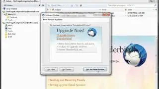 Thunderbird (Free e-mail client) using Hotmail and Yahoo - updating from 3.1.10 to 5.0