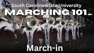 SCSU Marching Band 2025 March-in | NCCU Vs SCSU | Marching 101