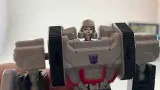 Transformers Authentics Decepticon Megatron Mini Size (Raw Unedited) tank robot toys