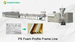 PS Foam Profile Frame Line, Waste Plastic Recycling Production Line Machine Equipment - Qinfeng