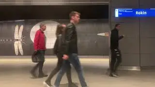 Rit Amsterdamse Metro: Metrolijn 52 Zuid naar Noord.