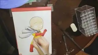 Saitama - One Punch Man - Speedpaint - by Any1995