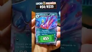 Lucro ou Preju&iacute;zo com Triple Pack de Escarlate e Violeta #pokemon #pokemontcgbrasil #pokemoncards