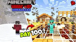 I Survived 100 Days on Himalayas In Minecraft Hardcore (Hindi)