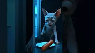 The Midnight Snack 😹🍗 | Secret Cat Mission | Funny Cat Short | Meow Corp Studio