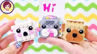 Lego Dots Animal Picture Holders Build & Review Craft DIY - these are crazy adorable!