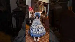 Cizhou Yanluo - Tea Party Princess Hime Classic Rococo Lolita OP Dress and Accessories
