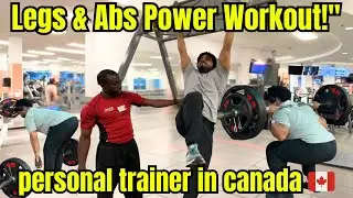 Best Powerbuilding Workout for Legs & Core | Personal Trainer in Canada 🇨🇦
