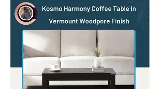 Kosmo Harmony Coffee Table | 🏡 Stylish & Perfect for Modern Living Rooms 🛋️at a affordable Price 💰
