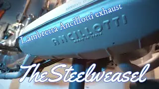 LAMBRETTA ANCILLOTTI EXHAUST# thesteelweasel