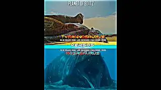 Tyrannosaurus Rex vs Mosasaurus#1v1#edit#music#shorts#vs#animals#battle#dinosaur#dino#jurassicworld