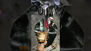 Ktm duke 390 Headlight got customized to Super duke Headlight plz subscribe the channel