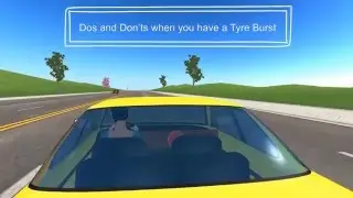Handling a Car Tyre Burst