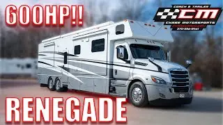 LIKE NEW! 2023 Renegade Classic 45CMR Quad Slide 600HP Auto Trans LOW MILES! LOADED Build!