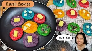 NO OVEN COOKIES! Ma kulay at malinamnam na mga cookies pweding gawin kahit WALANG OVEN!