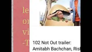 102 not out upcoming movie of Amitabh bacchan and Rishi kapoor