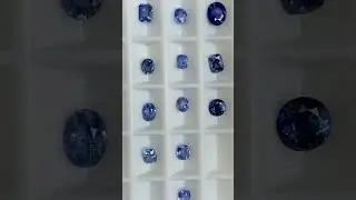 Сет сапфиров василек+роял блю #royalblue #gemstone
