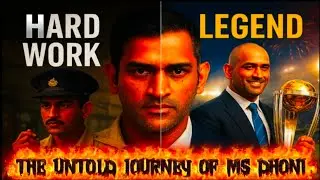 MS Dhoni Documentary | From Ticket Collector to World  Champion | Untold Story of a Legend