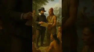 Henry Hudson Enters New York Harbor