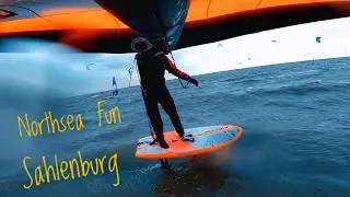 Wing foil. Sahlenburg North Sea.