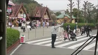 国東観光バス1960　杵築駅⇒ハーモニーランド⇒暘谷駅前　前面展望動画