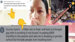 Unacceptable comment 🚫😞!! but thanks to God Mon won😊