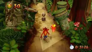 Crash Bandicoot N. Sane Trilogy reliquia oro Jungle Rollers
