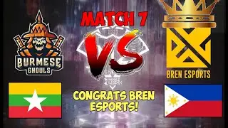 CONGRATS BREN ESPORTS - BG VS BREN [MATCH 7] - M2 CHAMPIONSHIP