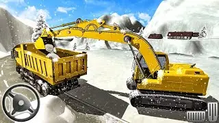 🚨Heavy Excavator Snow Vehicles Construction Simulator in city ❌️ Android GamePlay