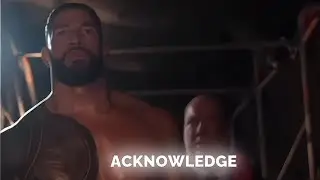 ACKNOWLEDGE YOUR TRIBAL CHIEF 🗿☝️#nocopyright #wwe #protectioncharm #romanreigns #sk_x_wwe