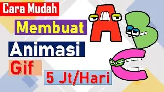 dapat 5 juta perhari dari konten youtube animasi mata | 1B Tutorial