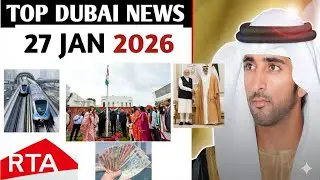 🇦🇪 Dubai Top News: Republic Day Celebration In Dubai - India-UAE $200B Deal & RTA Metro Update